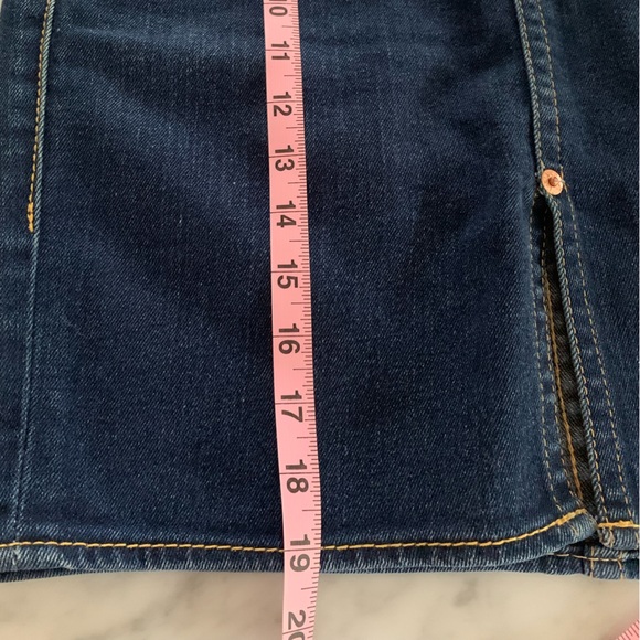 Levi’s Y2K TYPE 1 denim skirt waist sits low Size M - Picture 10 of 10